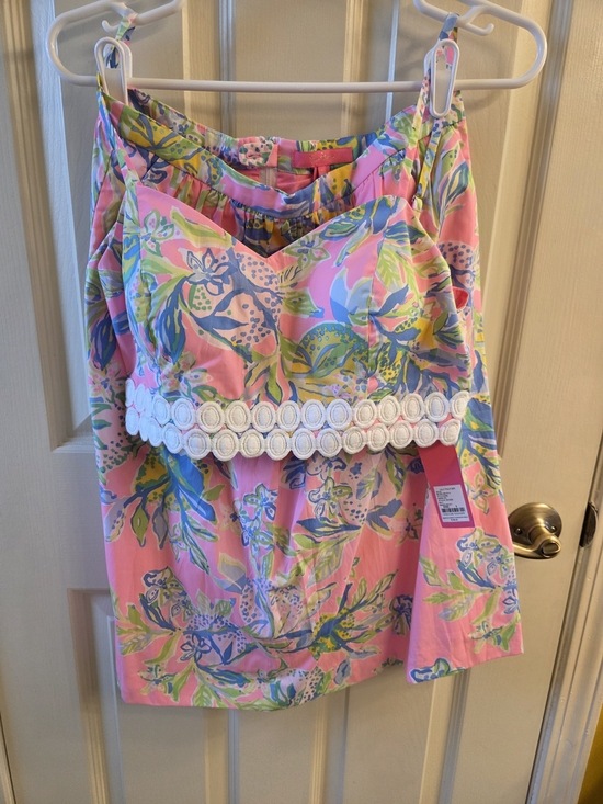 Lilly Pulitzer Dresses & Skirts - NWT Lilly Pulitzer Evernia Two-Piece Skirt Set